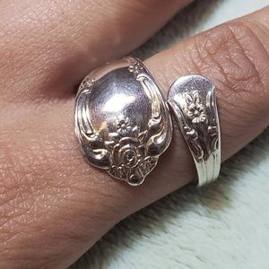 Vintage Silver Spoon Ring